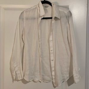 GAP | white linen button down